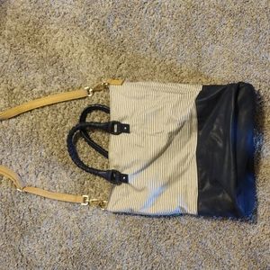 Stripped tote bag